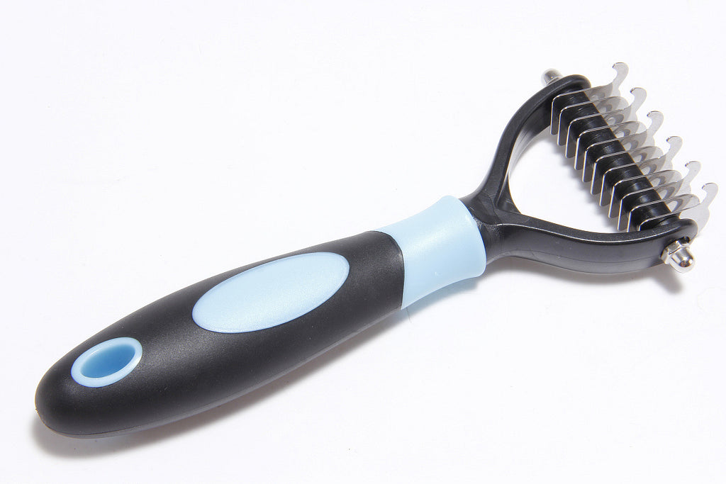 Dematting Comb for Long Hair Dogs & Cats – Undercoat Knot Remover 5