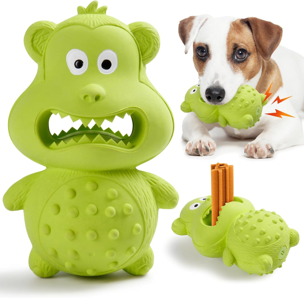 Durable dog chew toy for aggressive chewers natural rubber