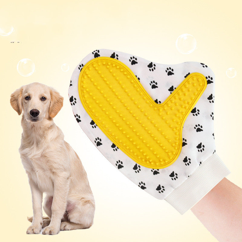 Silicone Pet Grooming Glove – Deshedding Bath Brush