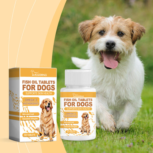 Dog fish oil skin coat supplement photo 2