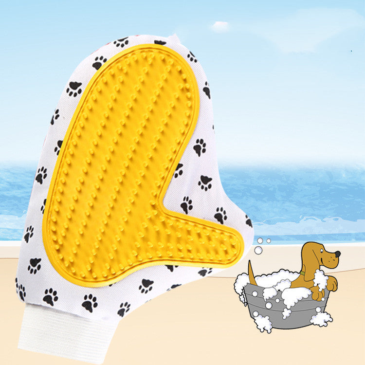 Silicone Pet Grooming Glove – Deshedding Bath Brush