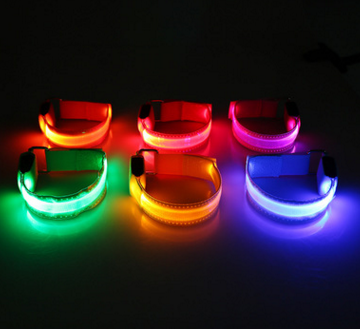 led dog collar for night walks rechargeable detail 4