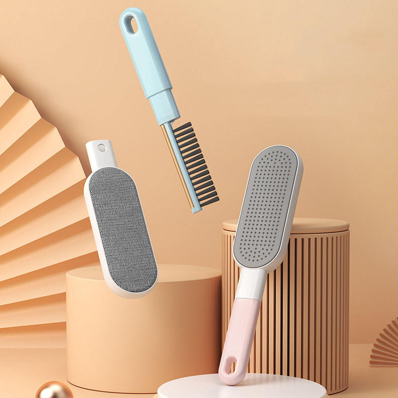 Pet hair remover brush double-sided for couch and clothes