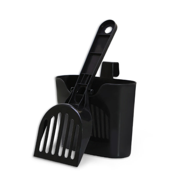 Black mesh cat litter scoop detail 5