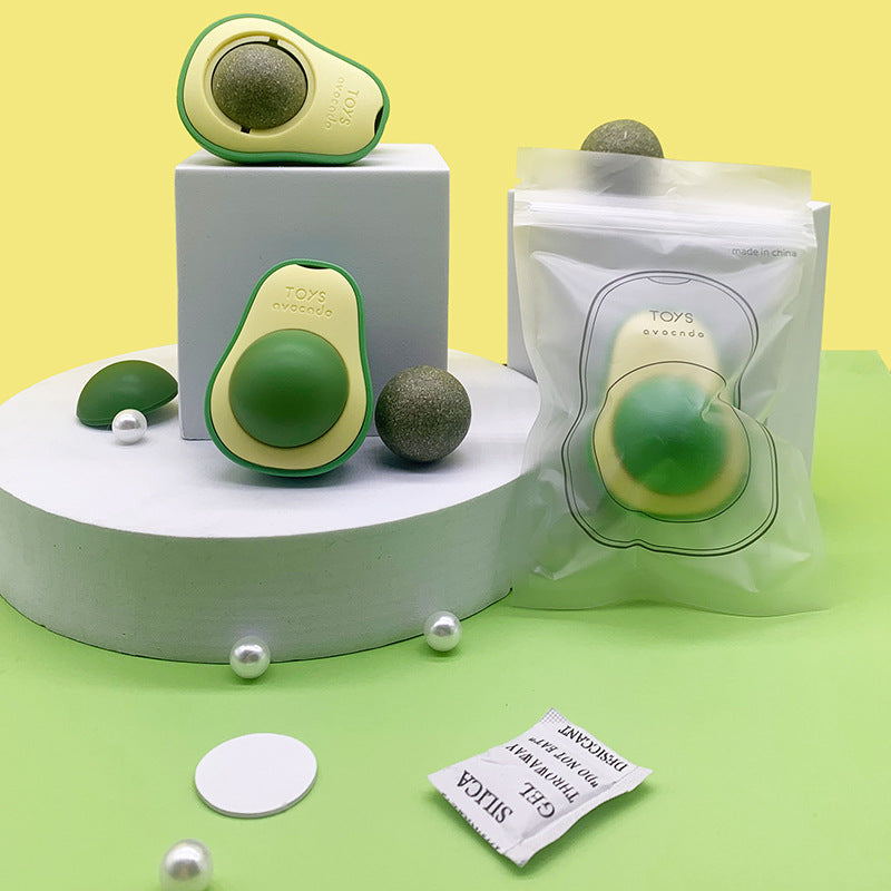 Avocado catnip toy product lifestyle