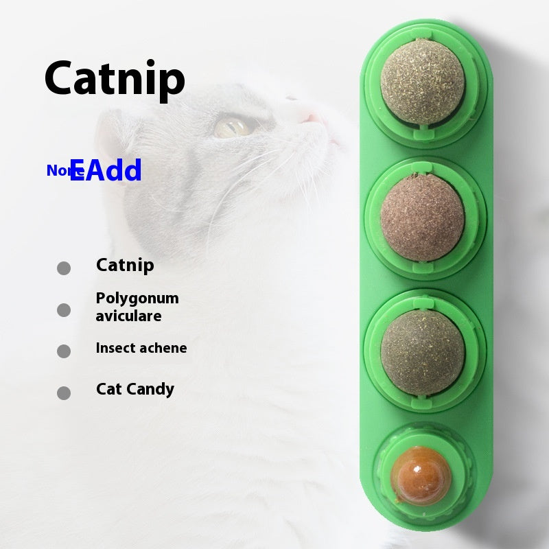 Catnip silvervine chew balls detail