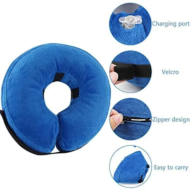Soft Inflatable Dog Cone – Recovery Collar Alternative After Surgery 4