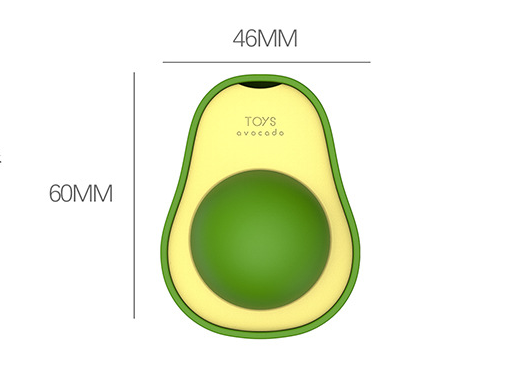 Avocado catnip toy rotating ball for indoor cats