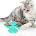 Windmill cat toy suction cup catnip spinner
