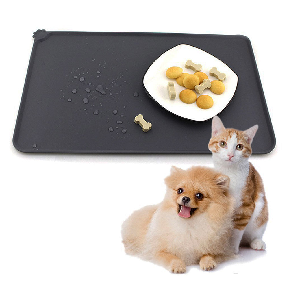 Waterproof Silicone Pet Food Mat – Non-Slip Feeding Placemat