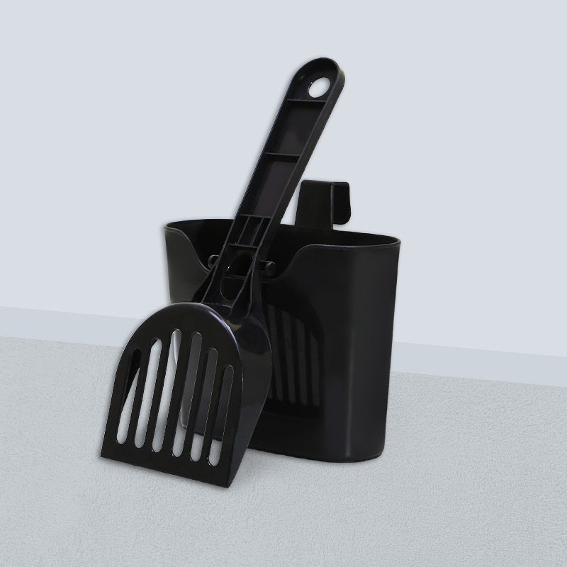 Black mesh cat litter scoop detail 6